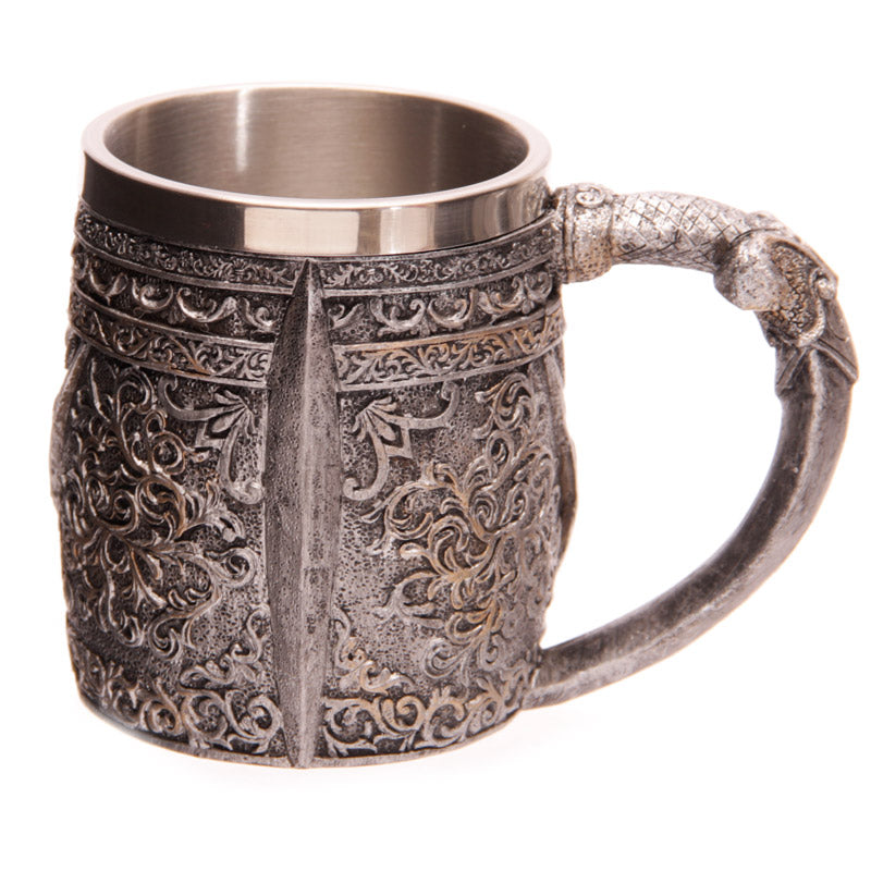 Decorative Skull Warrior Tankard