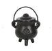 7.5cm Smooth Cast Iron Cauldron with Pentagram