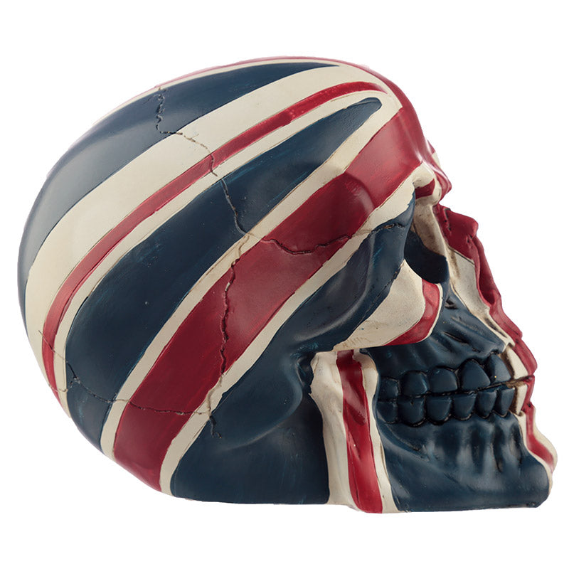 Union Jack Skull Ornament