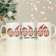 Personalised Novelty Photo Upload Santa Christmas Mug