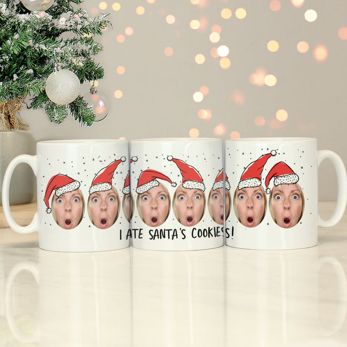 Personalised Photo Upload Santa Christmas Mug