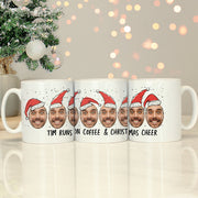 Personalised Novelty Photo Upload Santa Christmas Mug