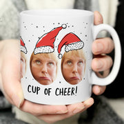 Personalised Novelty Photo Upload Santa Christmas Mug