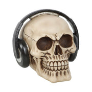 Skull Ornament with Headphones