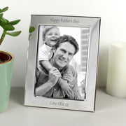 Personalised Silver Plated Photo Frame - 6x4