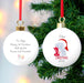 Personalised Tiny Tatty Teddy Baby’s 1st Christmas Bauble