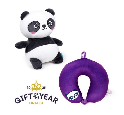 Swapseazzz Adoramals Susu the Panda 2-in-1 Plush Travel Pillow & Toy