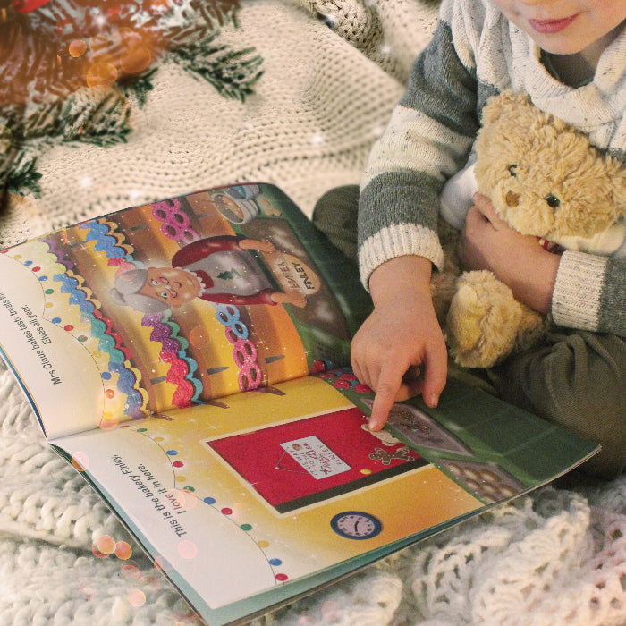 Personalised Magical Christmas Adventure Story Book & Teddy Bear