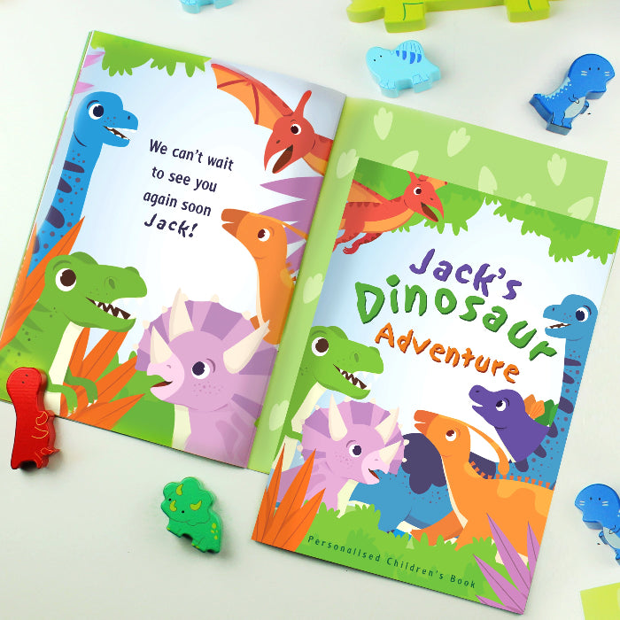 Personalised Children’s Dinosaur Adventure Story Book