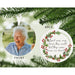 Loved Ones Never Leave Our Heart Photo Memorial Christmas Decoration