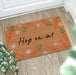 Natural Hop on In Carrot Design Doormat