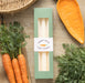 Set of 3 Carrot Patch Daisy Taper Candles