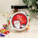 Personalised Santa Nice list Christmas Sweet Jar