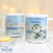 Personalised Traditional The Snowman and the Snowdog Christmas Mug