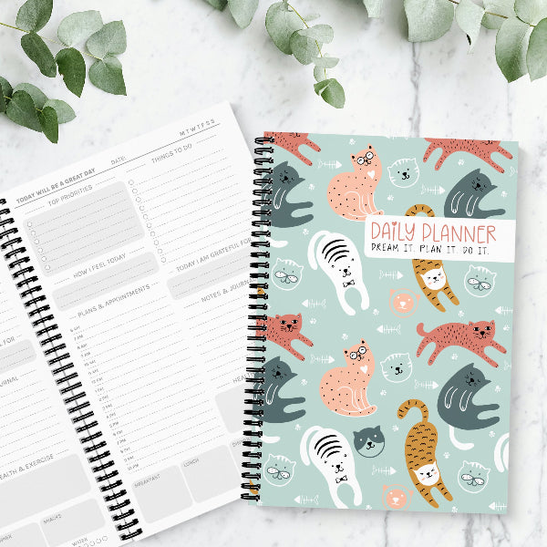 Kitty Cat A5 Daily Planner