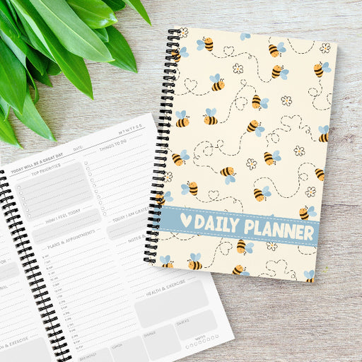 Bee Happy A5 Daily Planner
