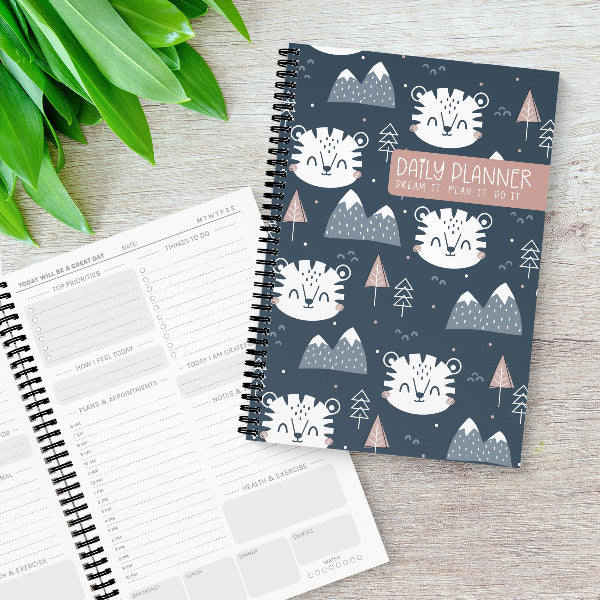 Tranquil Tiger A5 Daily Planner