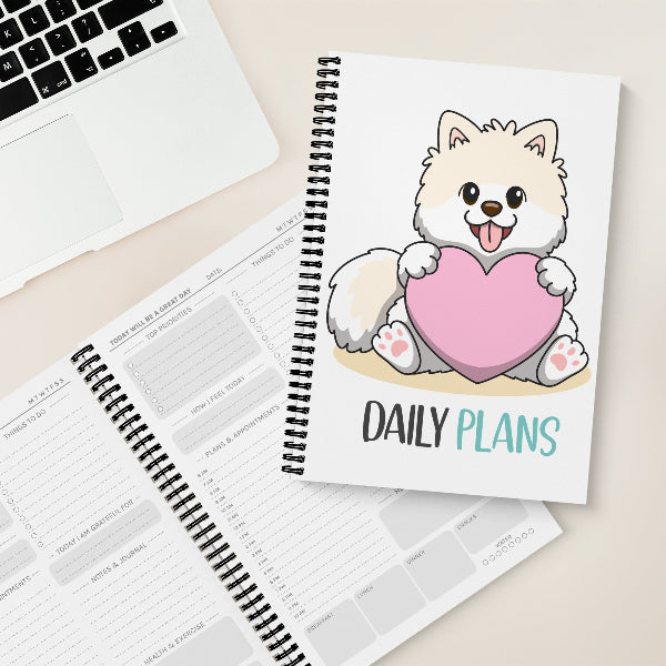 Dog Love A5 Daily Planner