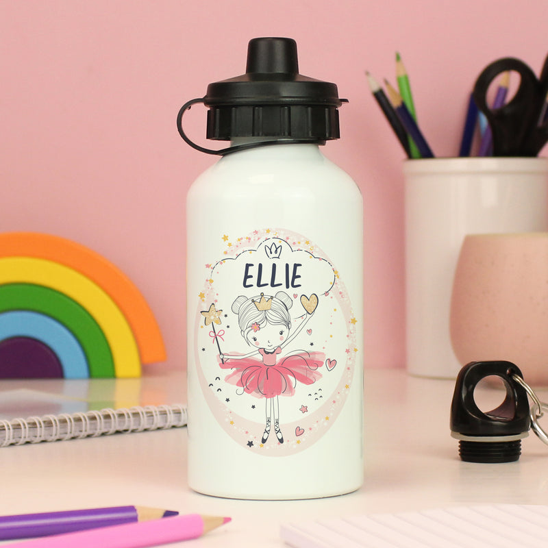 Personalised Fairy Design Drinks Bottle
