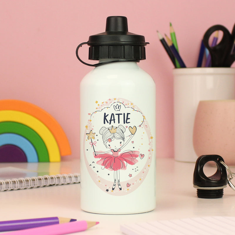 Personalised Fairy Design Drinks Bottle