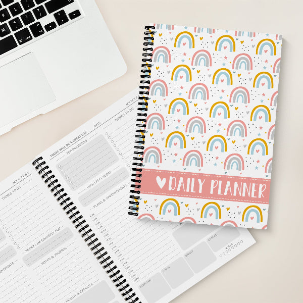 Rainbow Dreams A5 Daily Planner