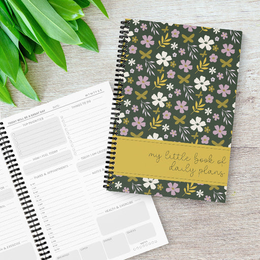 Vintage Floral A5 Daily Planner