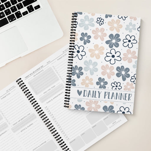 Soft Floral A5 Daily Planner