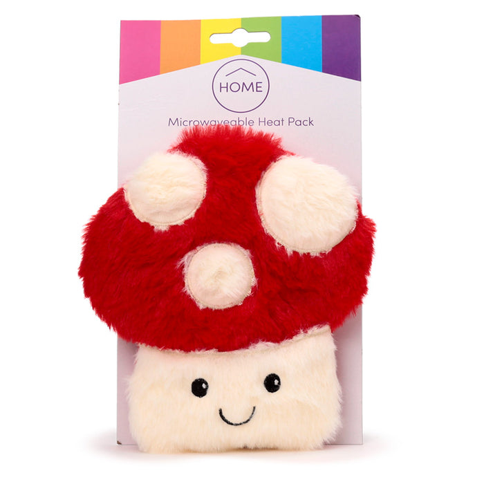 Kids Mushroom Toadstool Microwavable Plush Lavender Heat Pack