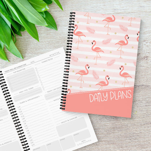 Dainty Flamingo A5 Daily Planner