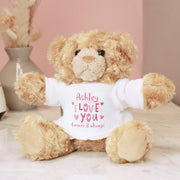 Personalised I Love You Valentine’s Day Teddy Bear
