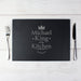 Personalised Large Slate Kitchen Board - King Of The Kitchen