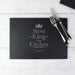 Personalised Large Slate Kitchen Board - King Of The Kitchen
