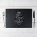 Personalised Large Slate Kitchen Board - King Of The Kitchen
