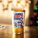 Personalised Keep It Frosty Funny Christmas Beer Glass