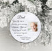 Personalised In Memory Photo Christmas Decoration