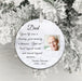 Personalised In Memory Photo Christmas Decoration