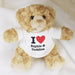 Personalised I Love You Valentines Day Teddy Bear