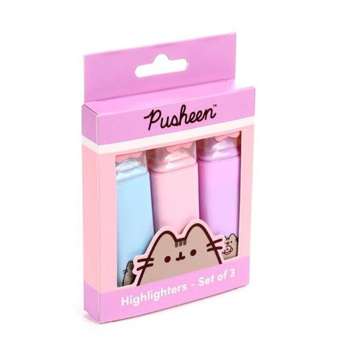 Pusheen the Cat Shaped Top Highlighter Pens Set of 3