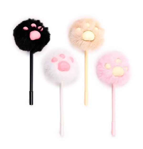 Beans & Co Cats Pom Pom Paw Fine Tip Pen