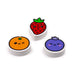 Foodiemals Fruits Eraser 3 Piece Set