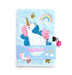 Unicorn Magic Plush Lockable Notebook with Padlock & Key