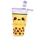 Foodiemals Boba the Bubble Tea Pop Up Canvas Pencil Case