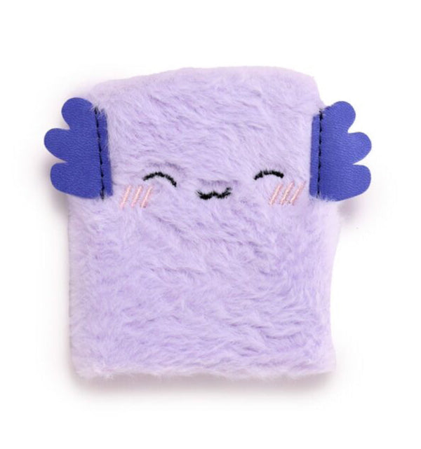 Adoramals Maddie the Axolotl Plush Notebook with Pouch & Mini Notebook