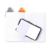 Adoramals Lola the Cat Plush Notebook with Pouch & Mini Notebook