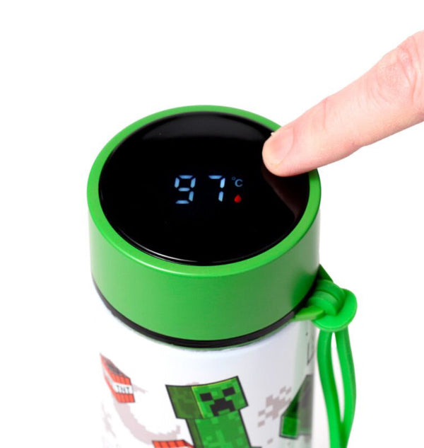 Minecraft SSS… BOOM Hot & Cold Digital Thermometer Bottle