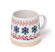Snowflake Christmas Stoneware Mug