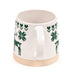 Green Reindeer Tapered Stoneware Christmas Mug