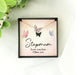 Personalised Stepmum Card & Butterfly Necklace Gift Boxed