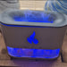 Himalayan Salt Chamber USB-C Flame Effect White Blaze Aroma Diffuser