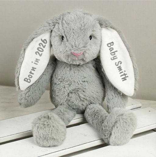 Personalised Born In 2026 Bunny Soft Toy